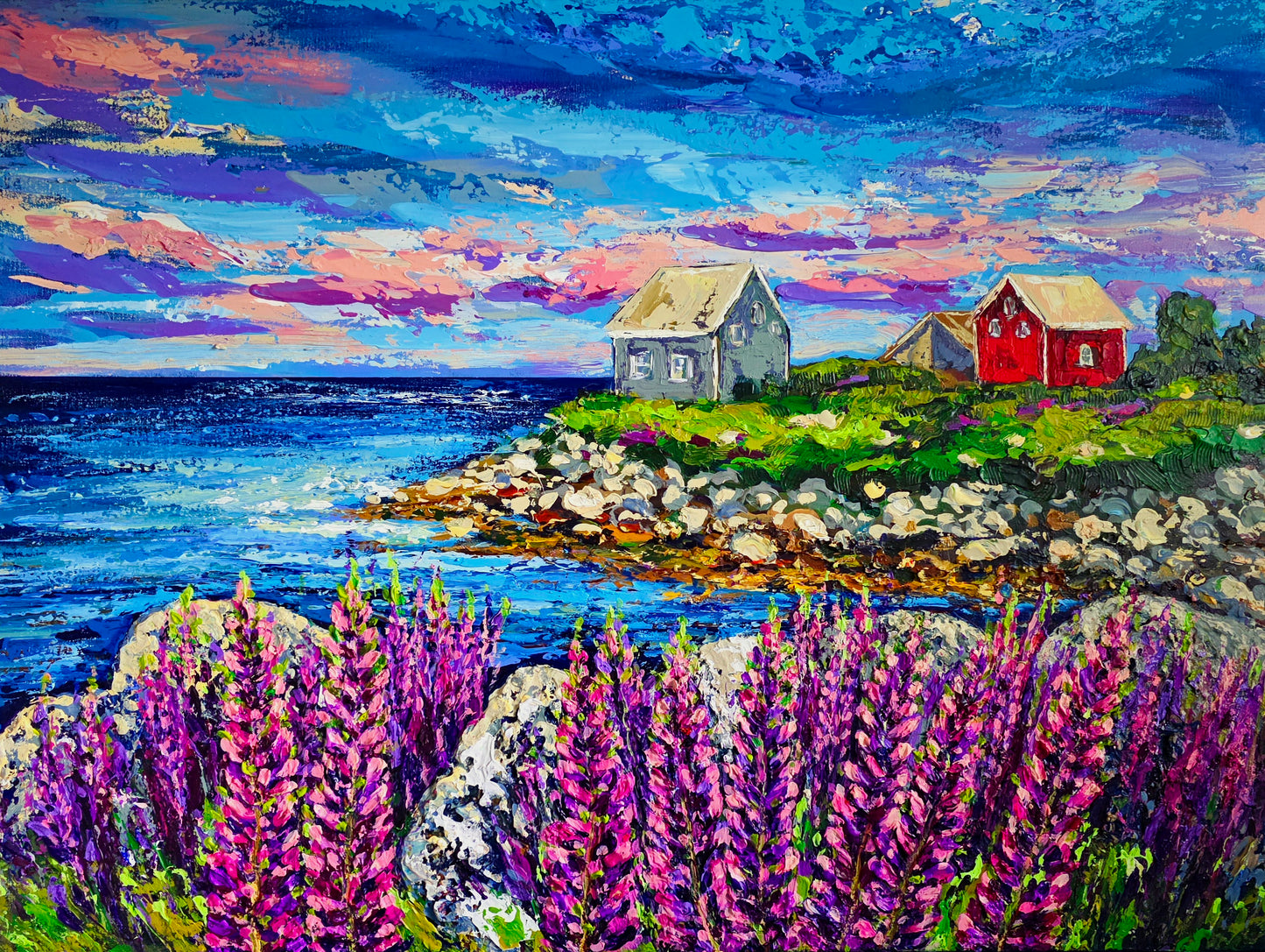 Where the Ocean Meets Lupins