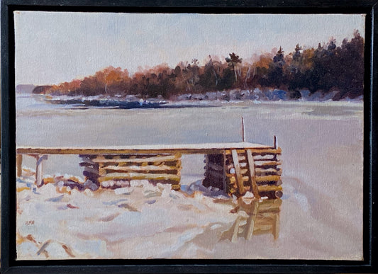 BRUCE HENDERSON- Winter Wharf