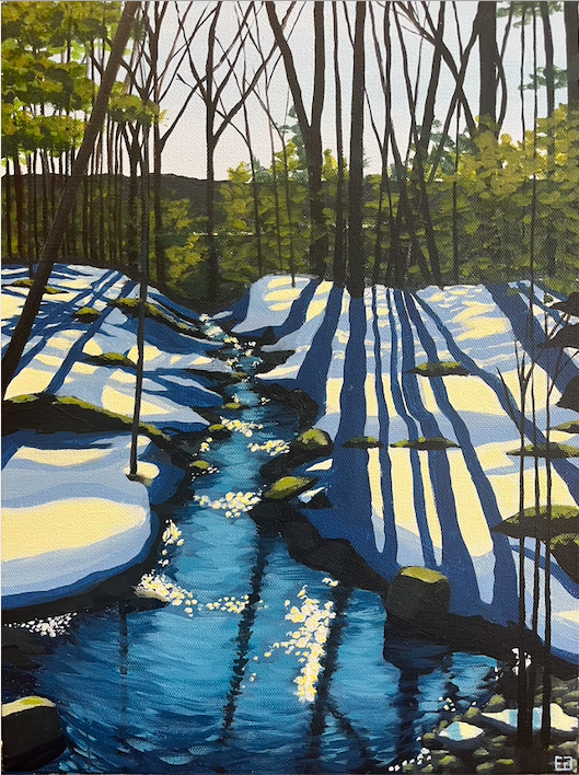 Sparkly Winter River