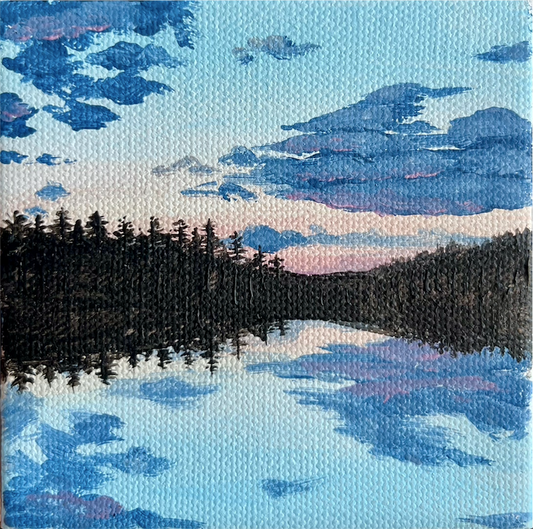 Little Lakes #3 (Cotton Candy)