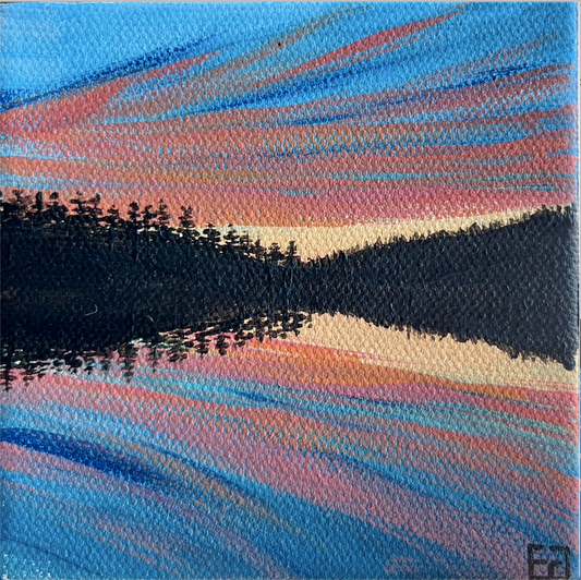 Little Lakes #7 (Pink Ribbons)