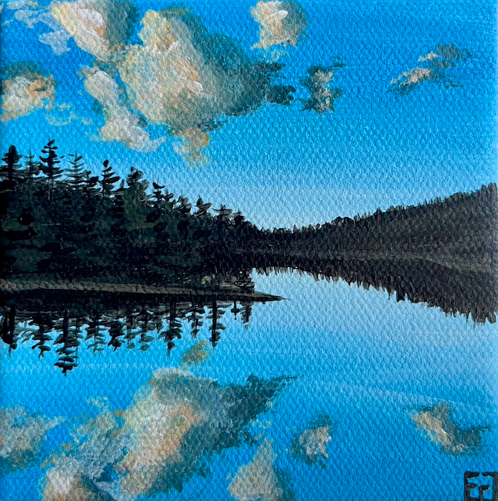 Little Lakes #5 (Big Cotton Clouds)