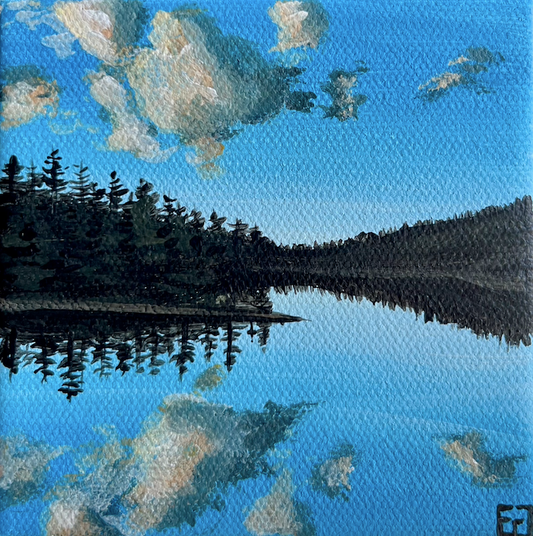 Little Lakes #5 (Big Cotton Clouds)