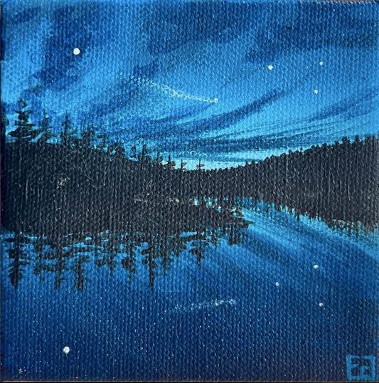 Little Lakes #9 (Starry Sky)