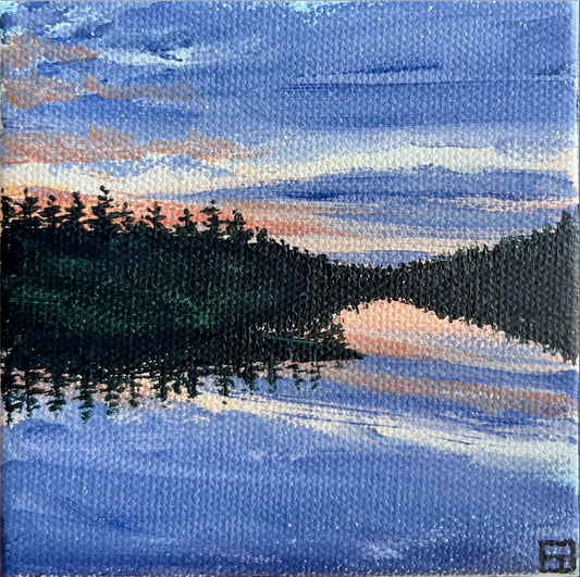Little Lakes #6 (Purple Forecast)