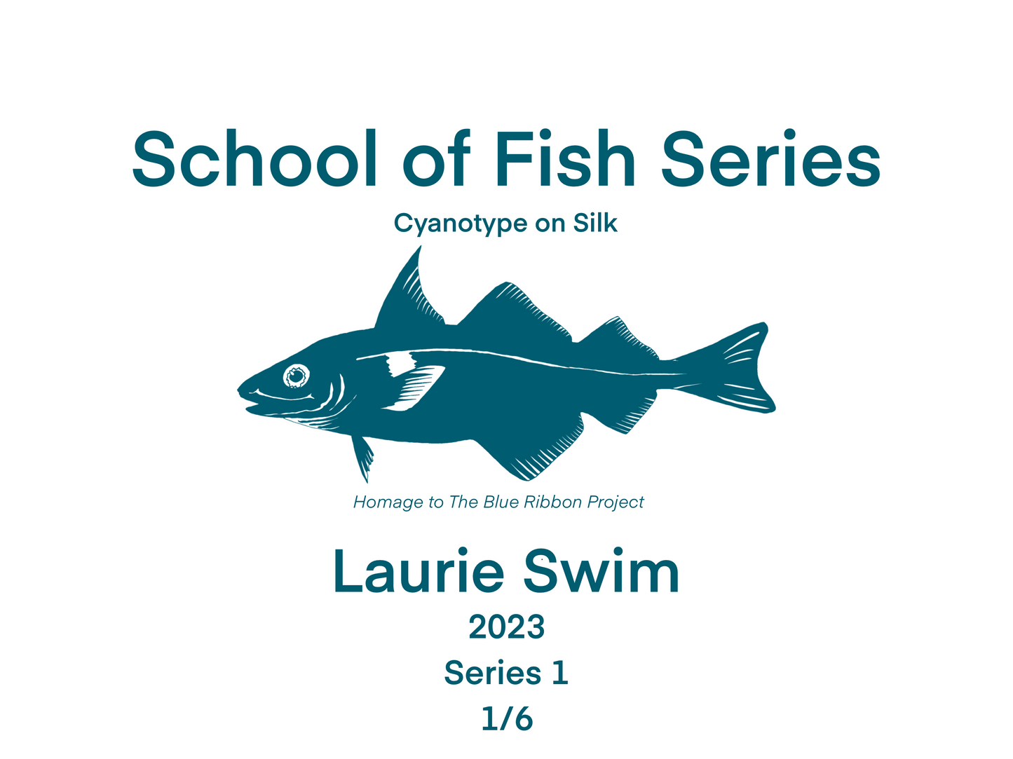 Swim, Laurie- School of Fish Series-Scarves