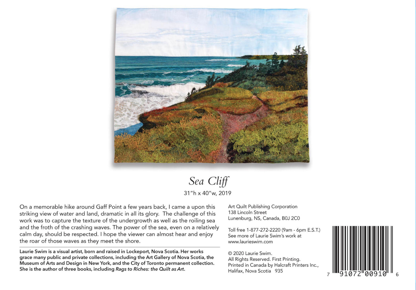 Sea Cliff Greeting Card
