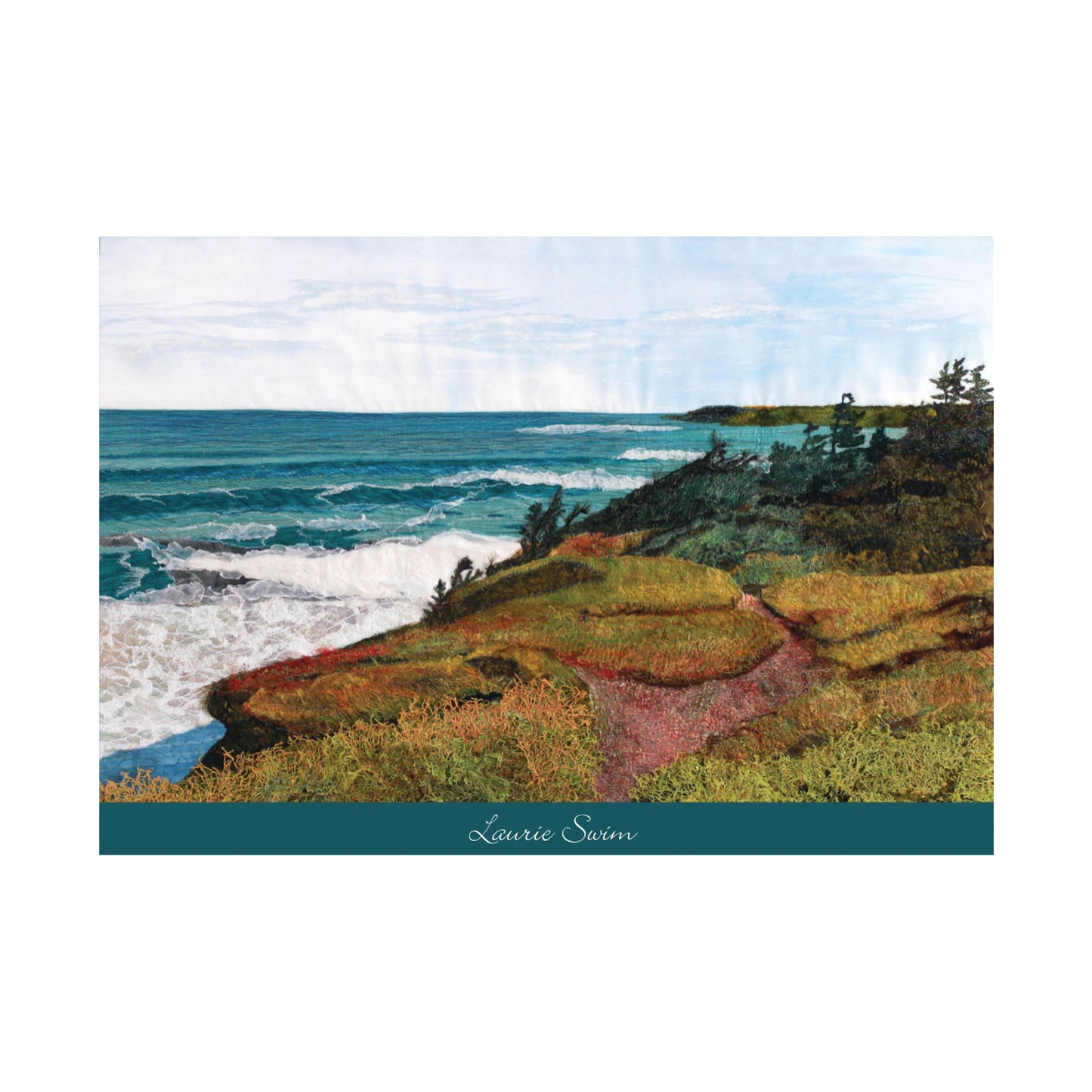 Sea Cliff Greeting Card