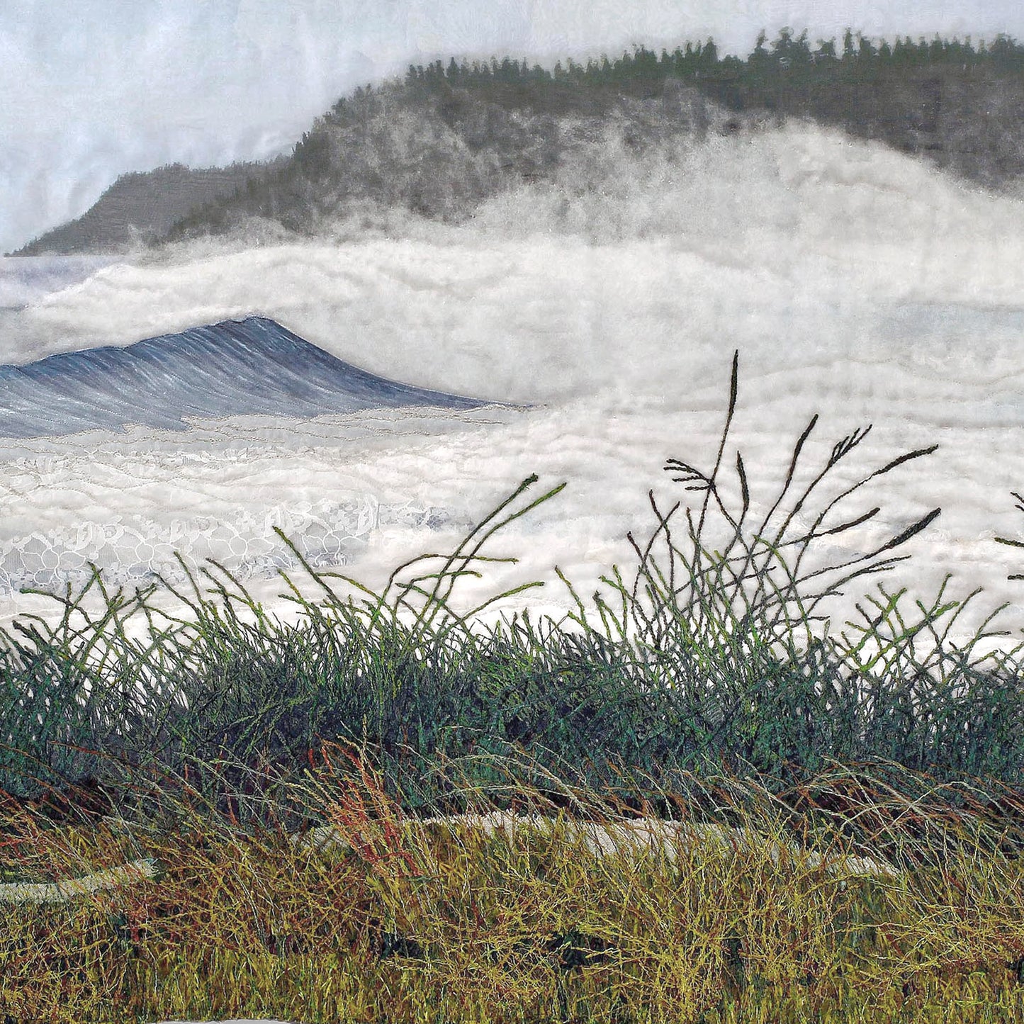 High Seas, Hirtle's Beach, 2022 (29" X 36")